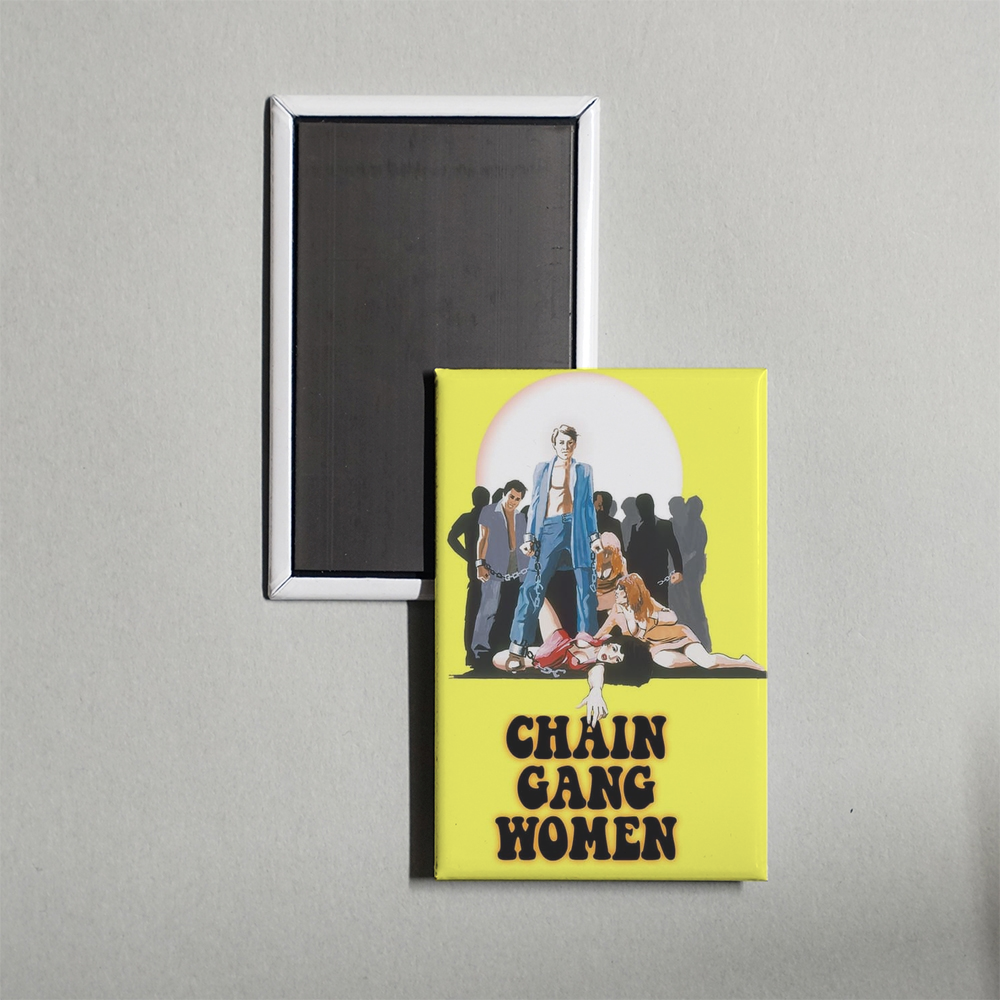 Chain Gang Women Mini Movie Fridge Magnet