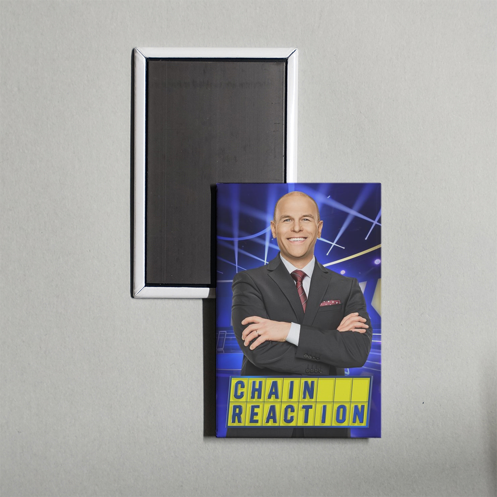 Chain Reaction TV Show Fridge Magnet