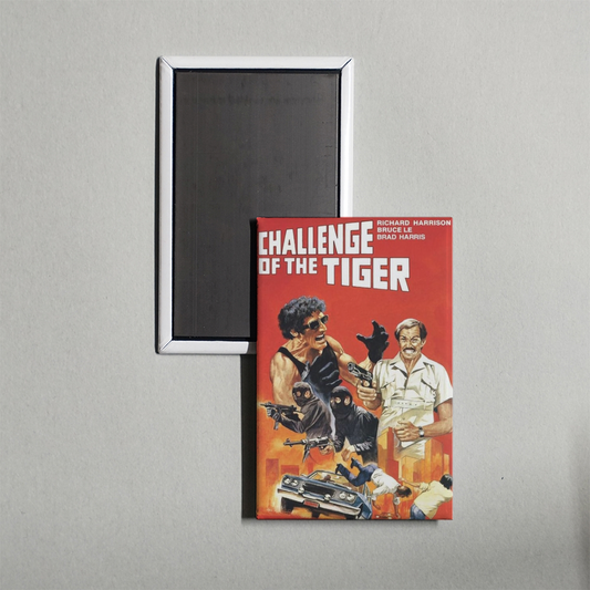 Challenge of the Tiger Mini Movie Fridge Magnet