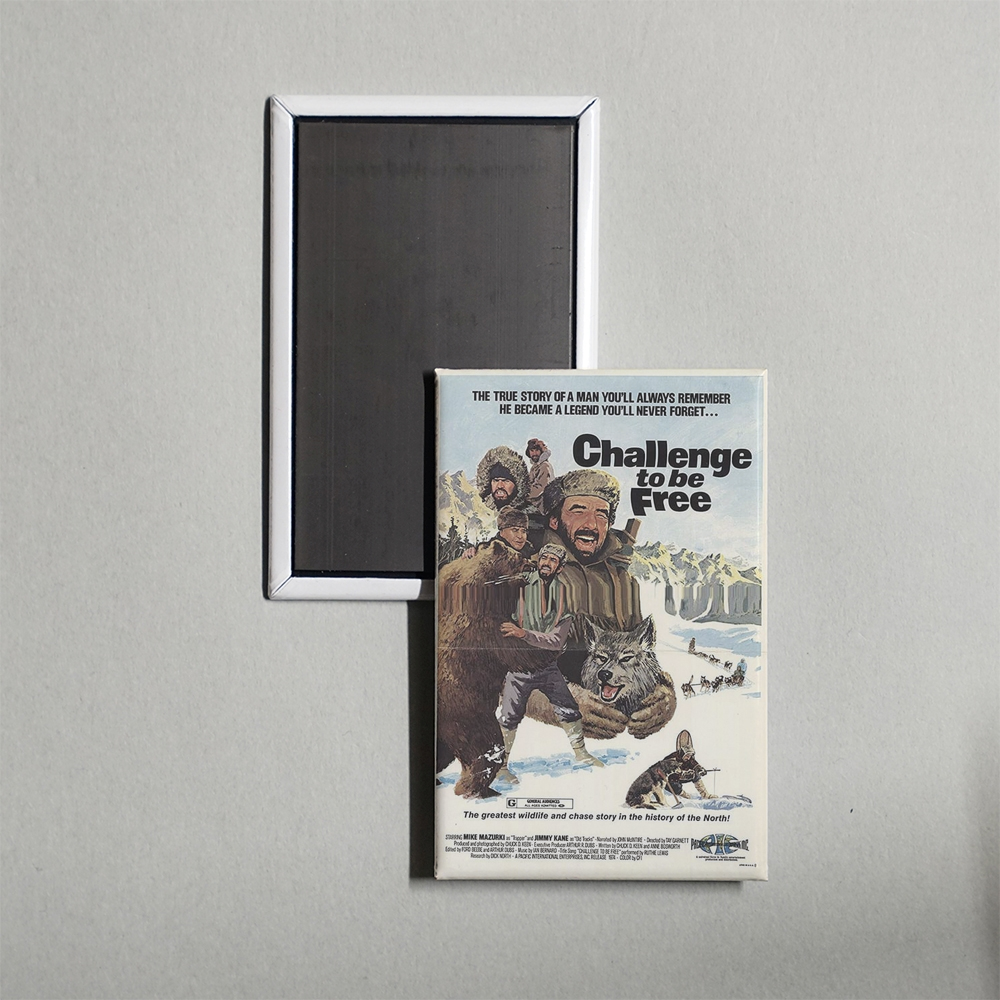 Challenge to be Free Mini Movie Fridge Magnet