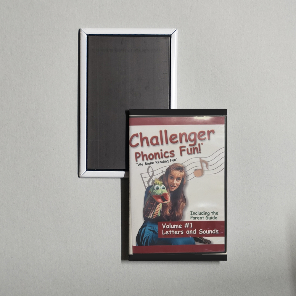 Challenger Phonics Fun TV Show Fridge Magnet