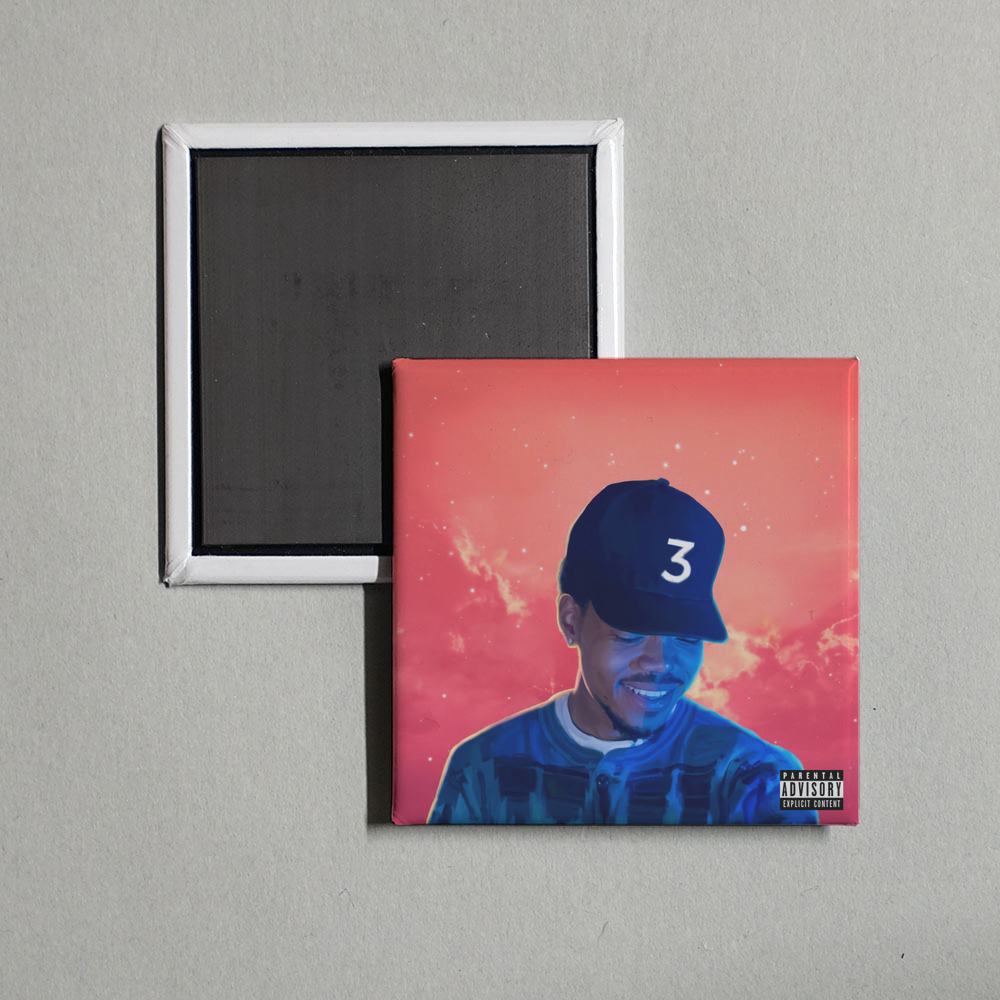 Chance the Rapper - Coloring Book Album Cover Fridge Magnet