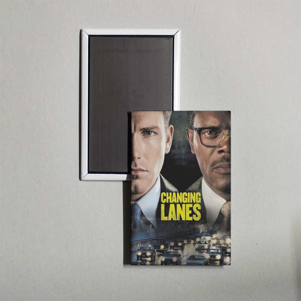 Changing Lanes Mini Movie Fridge Magnet