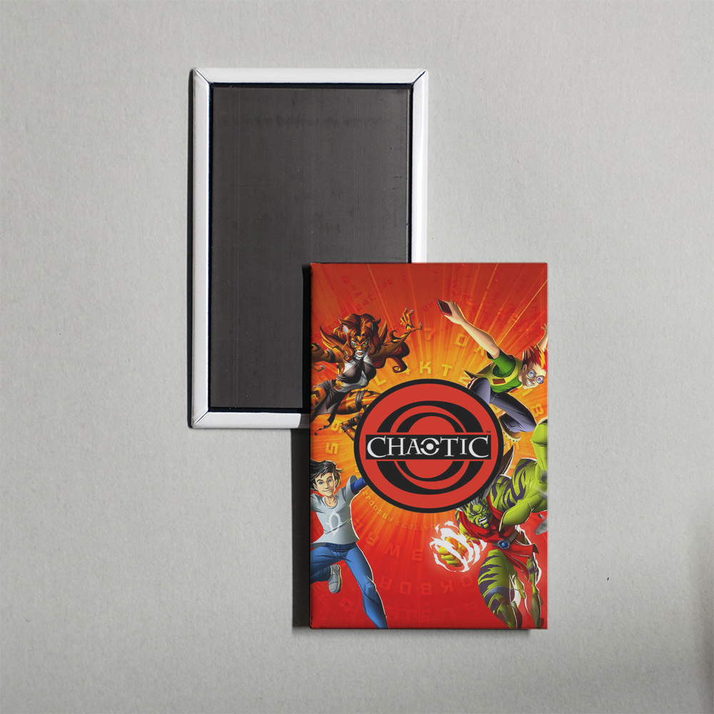 Chaotic TV Show Fridge Magnet