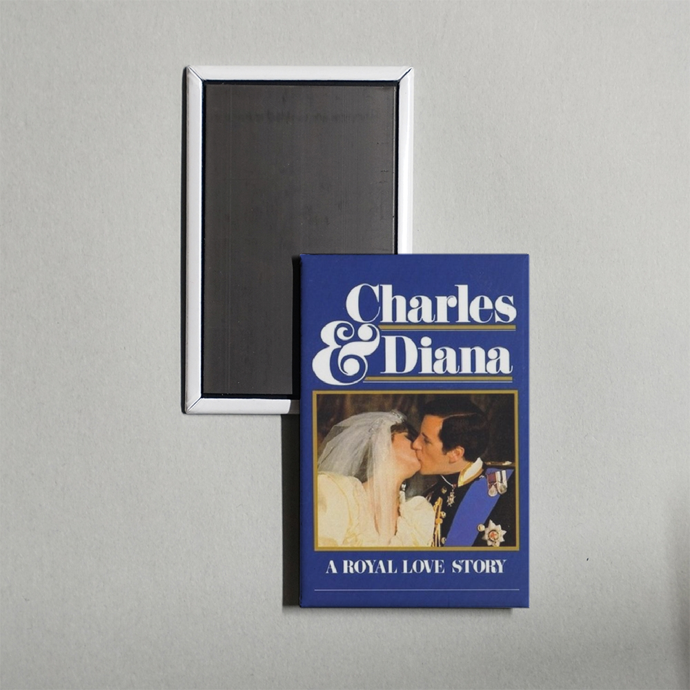Charles & Diana A Royal Love Story Mini Movie Fridge Magnet