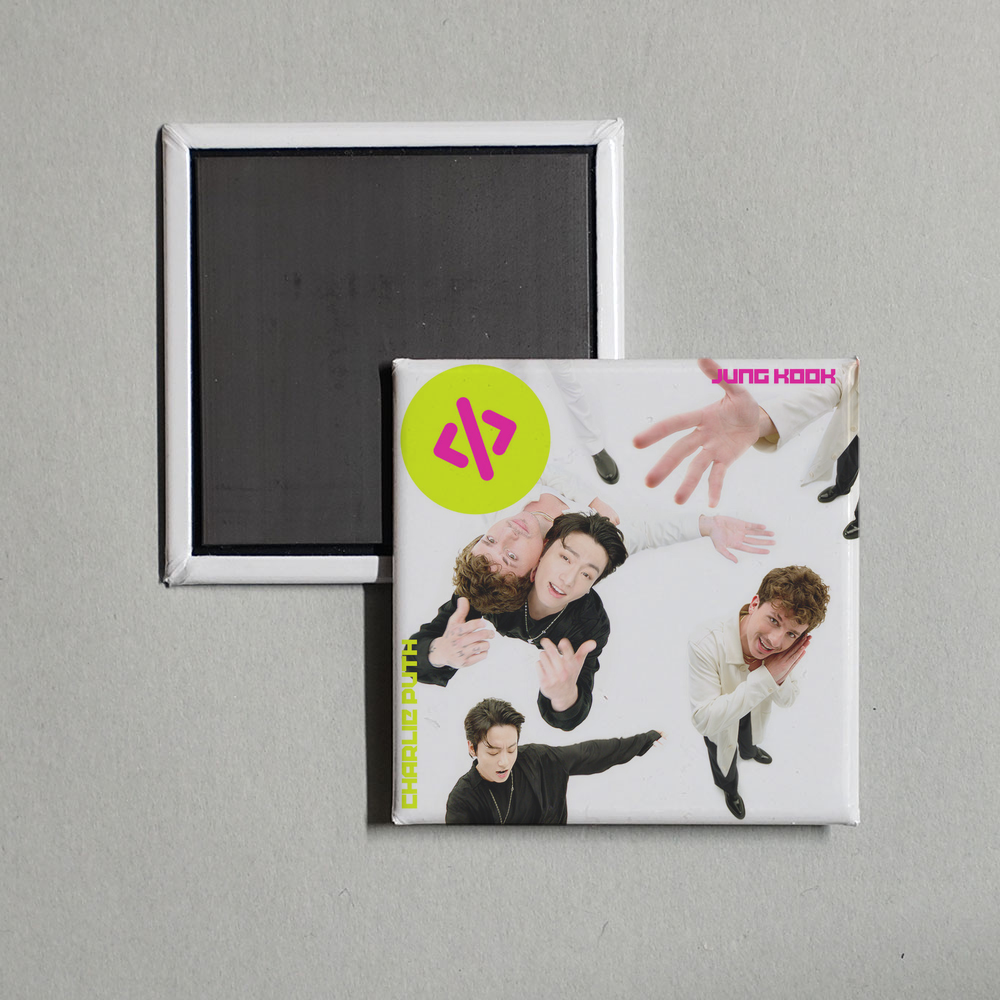 Charlie Puth - Left and Right (Feat. Jung Kook of BTS) Album Cover Fridge Magnet