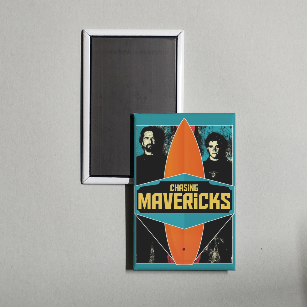 Chasing Mavericks Mini Movie Fridge Magnet