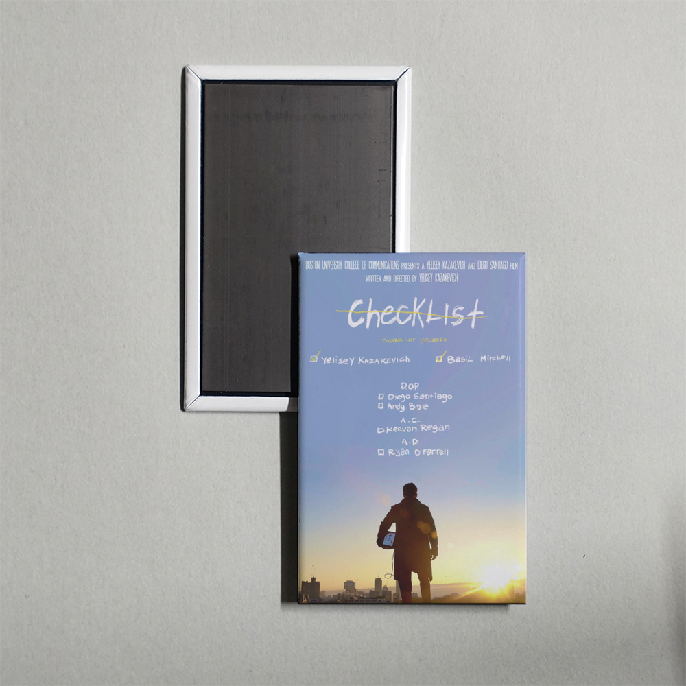 Checklist Mini Movie Fridge Magnet