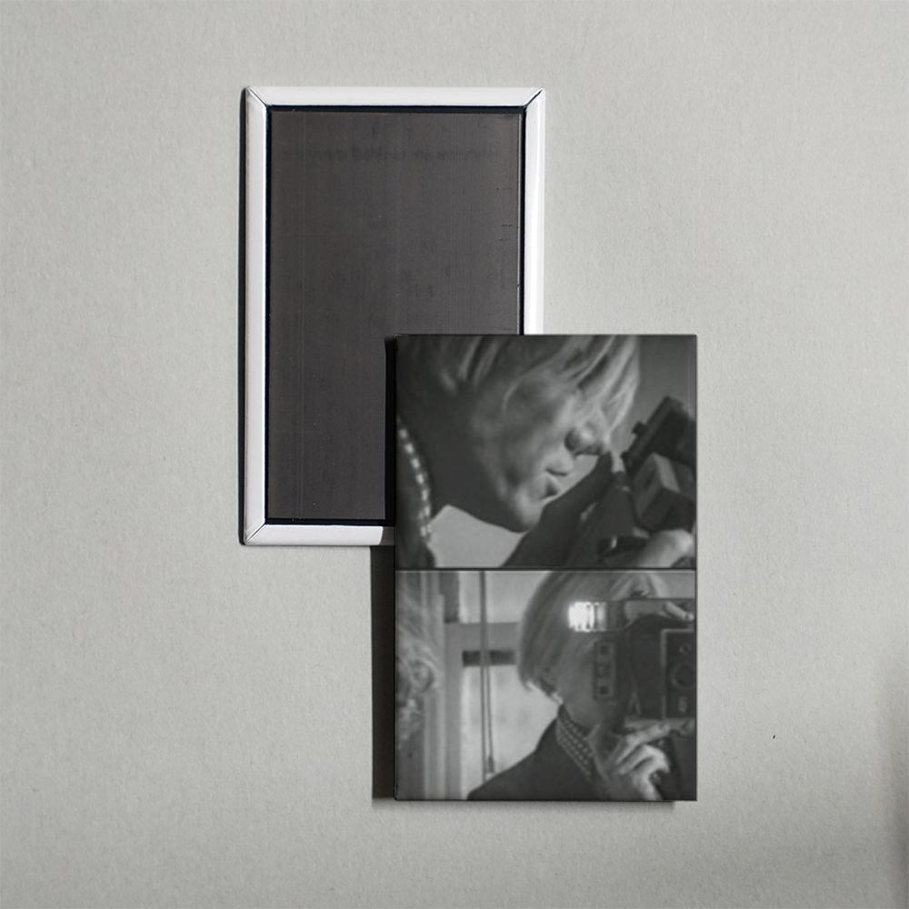 Chelsea Girls with Andy Warhol Mini Movie Fridge Magnet