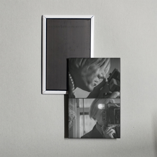 Chelsea Girls with Andy Warhol Mini Movie Fridge Magnet