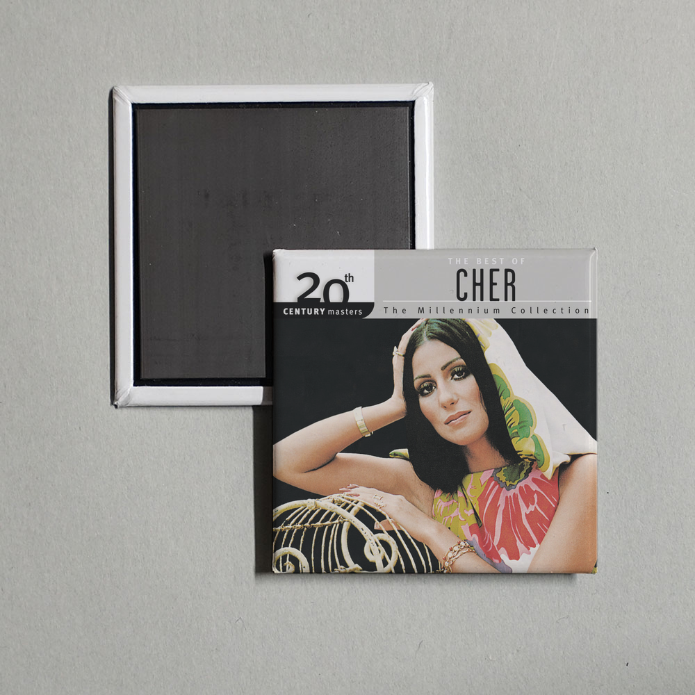 Cher - 20th Century Masters The Millennium Collection Best Of Cher Album Cover Fridge Magnet
