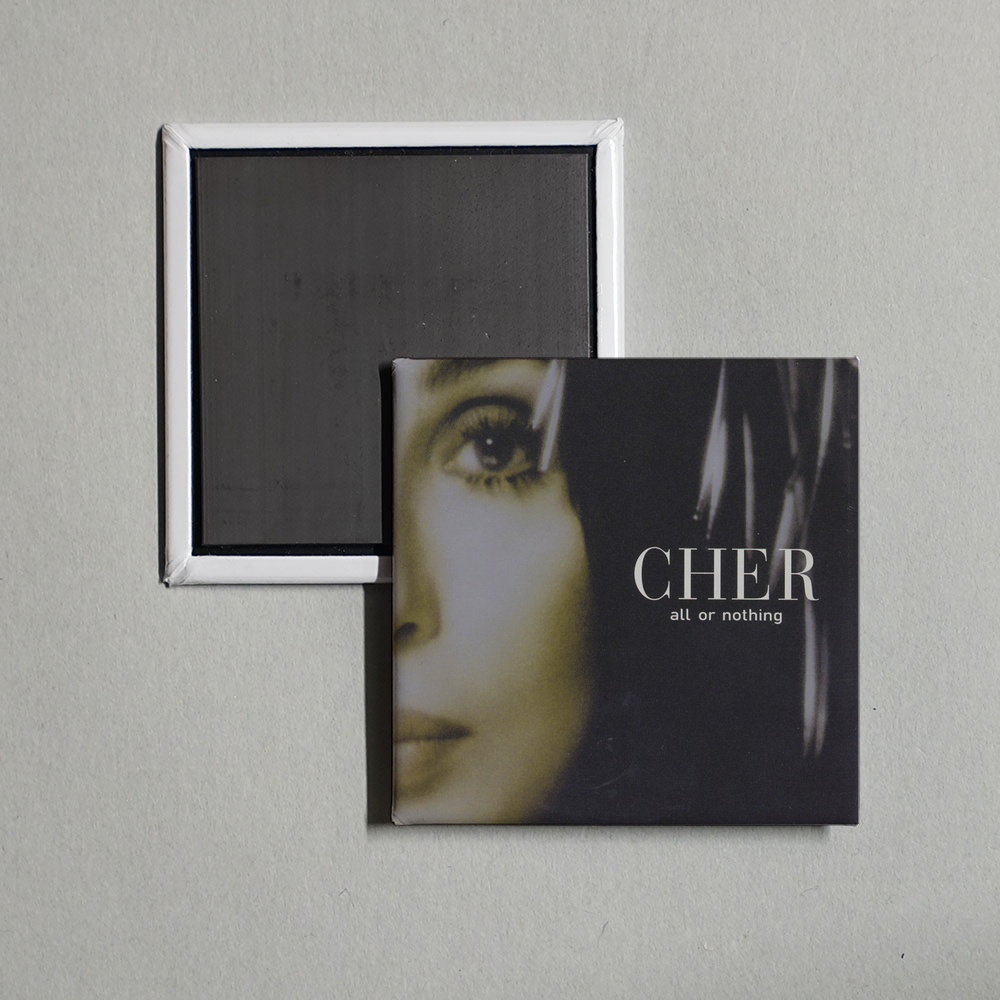 Cher - All or Nothing EP (Remixes) Album Cover Fridge Magnet