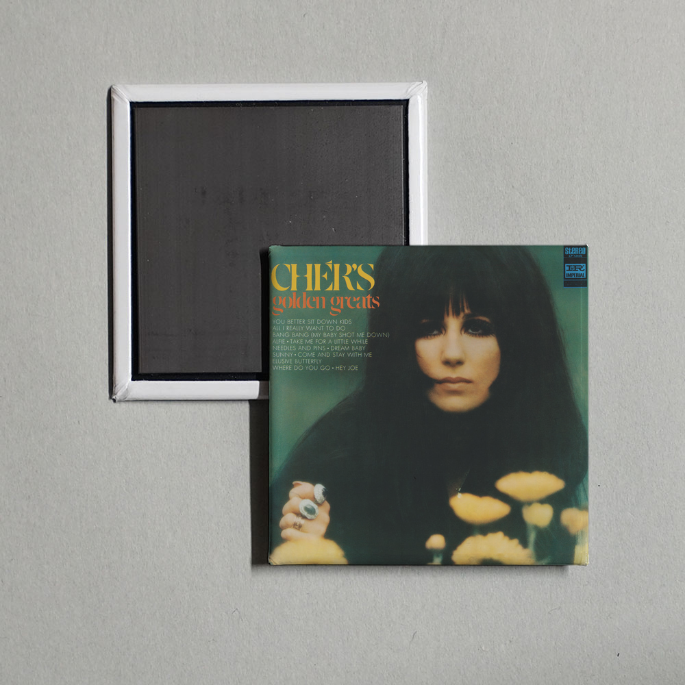 Cher - Cher's Golden Greats Album Cover Fridge Magnet