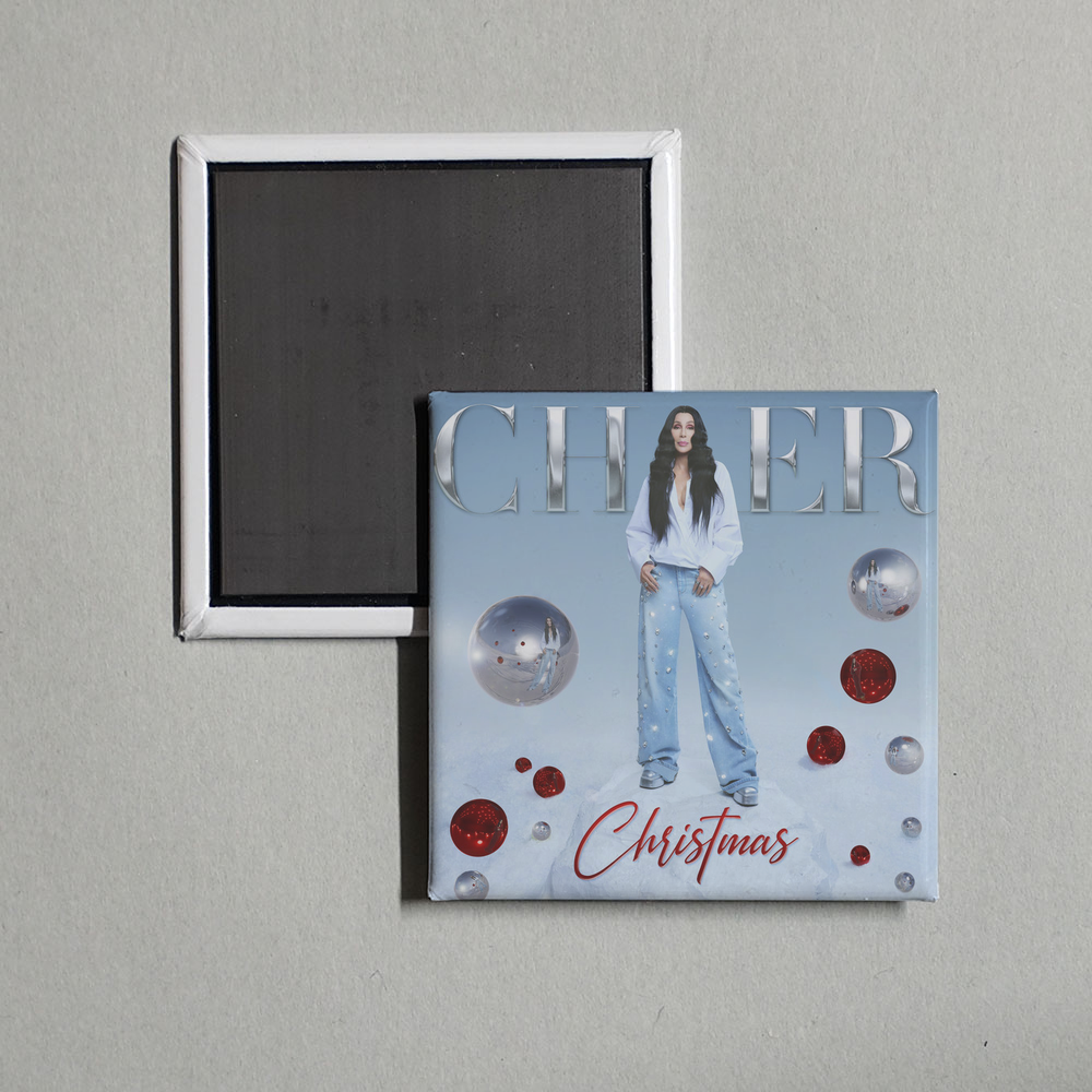 Cher - Christmas Album Cover Fridge Magnet