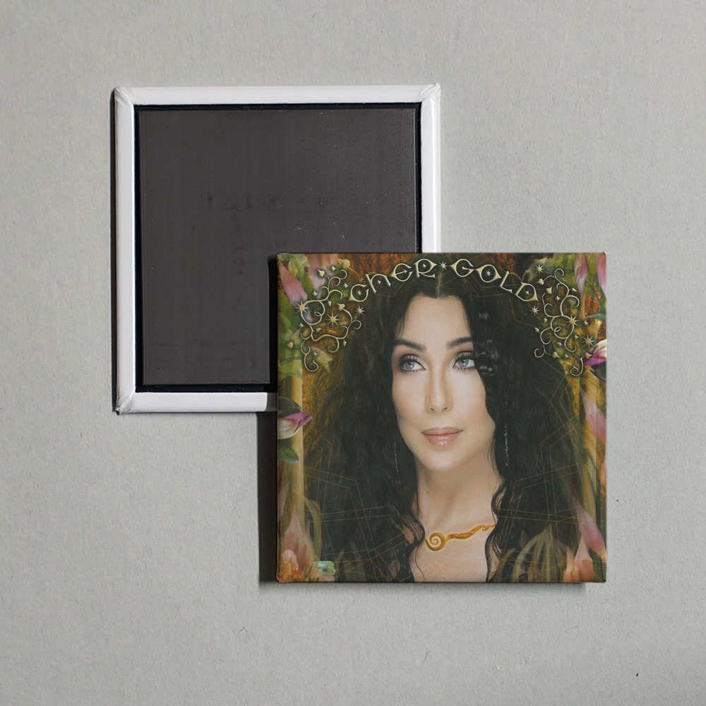 Cher - Gold Album Cover Fridge Magnet
