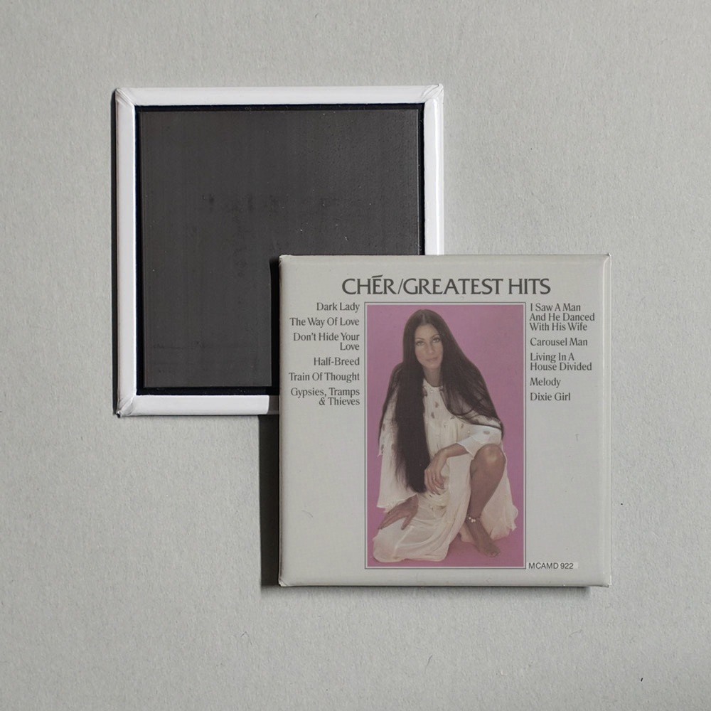 Cher - Greatest Hits A Album Cover Fridge Magnet