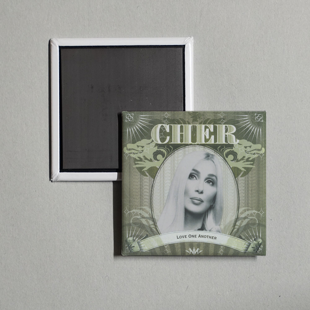 Cher - Love One Another EP (Remixes) Album Cover Fridge Magnet