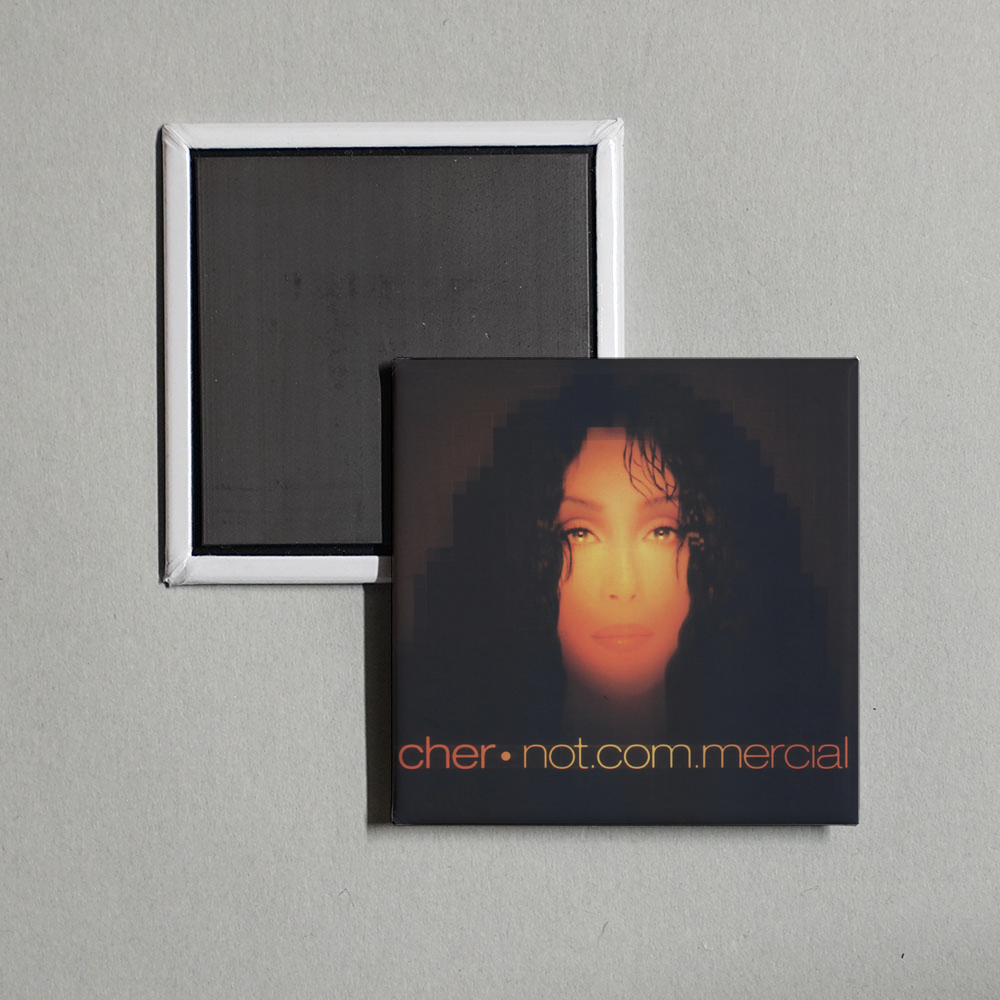 Cher - Not Commercial Album Cover Fridge Magnet