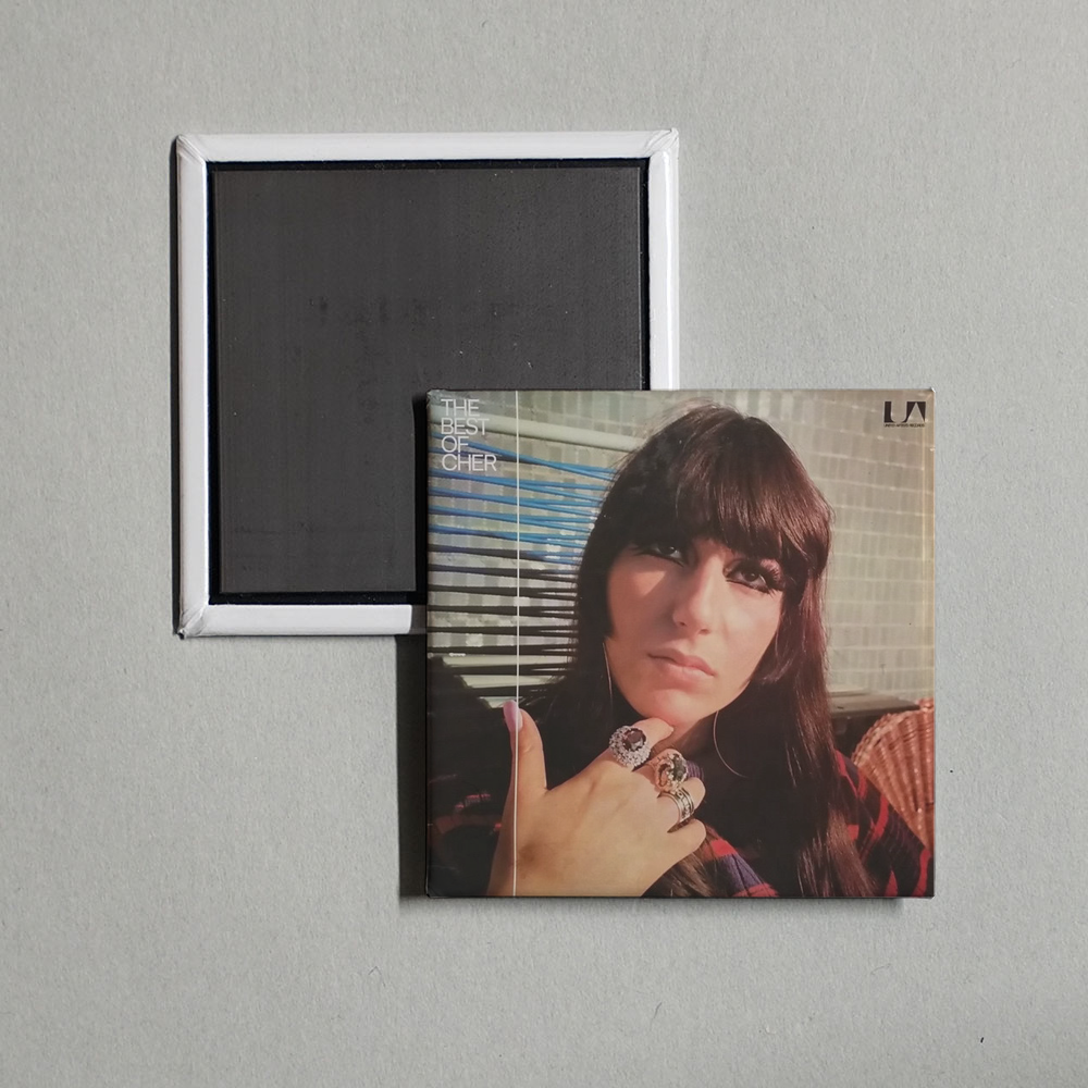 Cher - The Best of Cher Album Cover Fridge Magnet