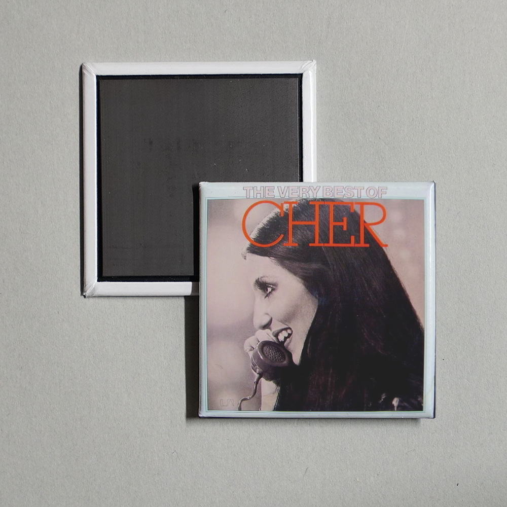 Cher - The Very Best Of Album Cover Fridge Magnet