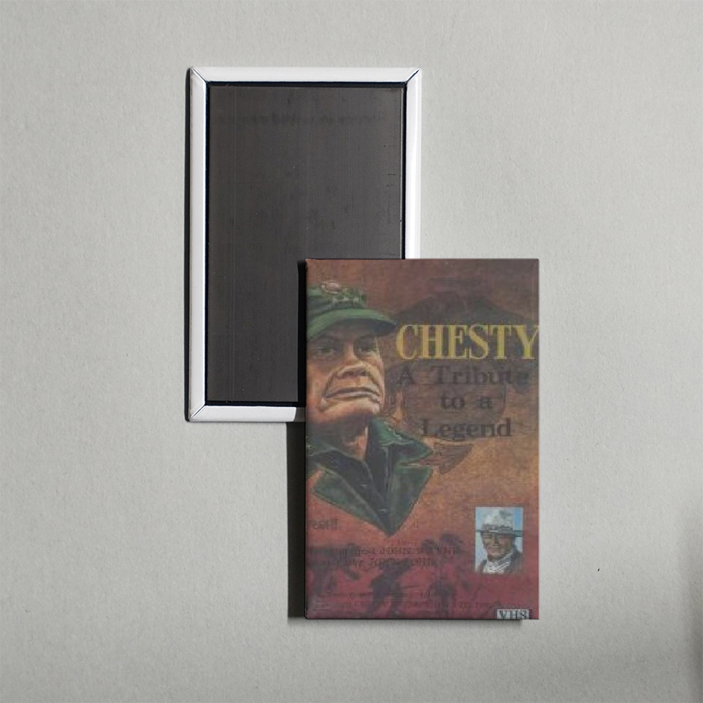 Chesty A Tribute to a Legend Mini Movie Fridge Magnet