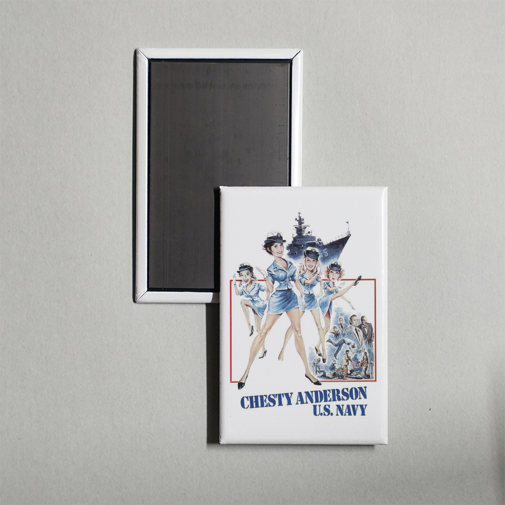 Chesty Anderson U.S. Navy Mini Movie Fridge Magnet