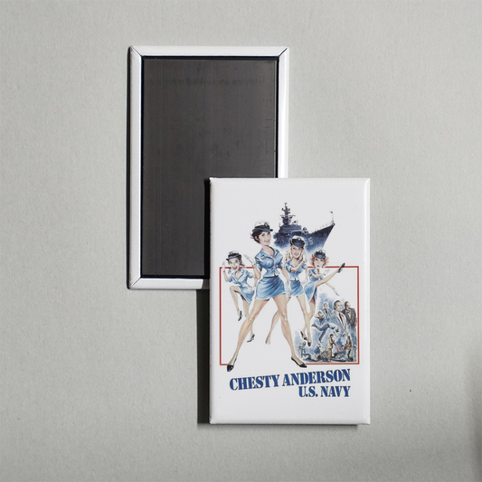 Chesty Anderson U.S. Navy Mini Movie Fridge Magnet