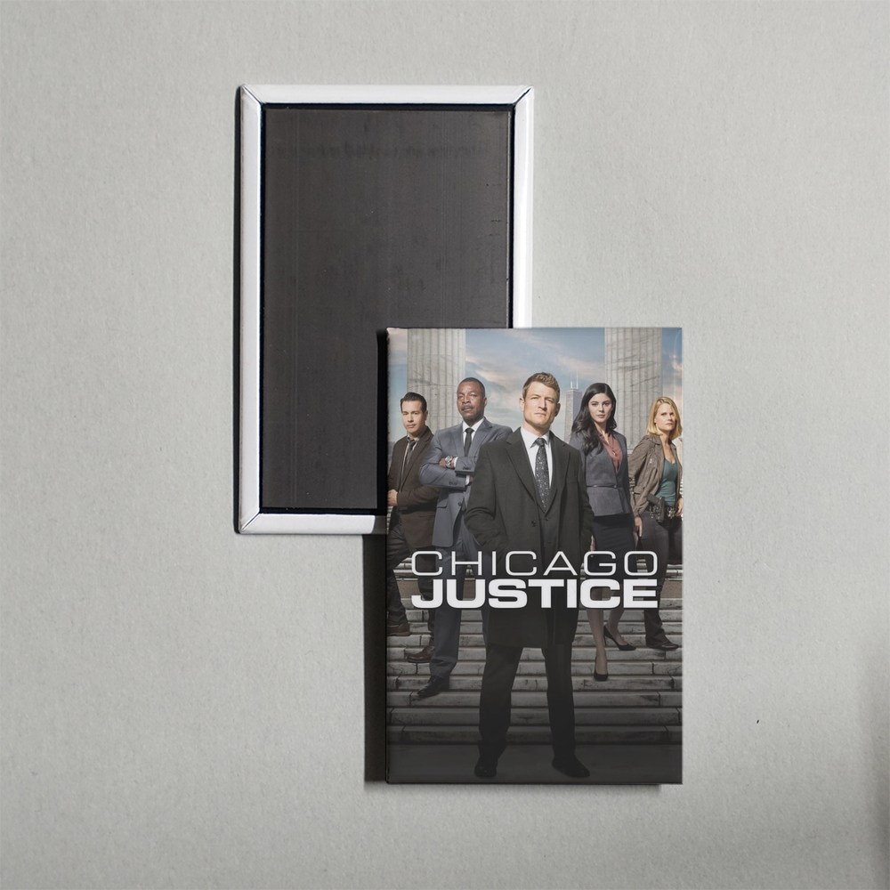 Chicago Justice TV Show Fridge Magnet
