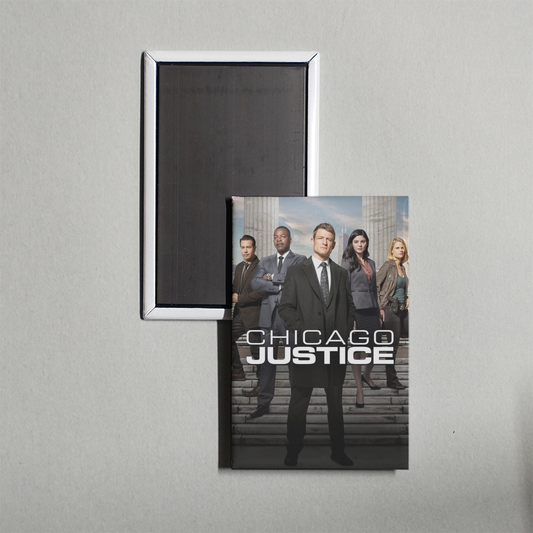 Chicago Justice TV Show Fridge Magnet