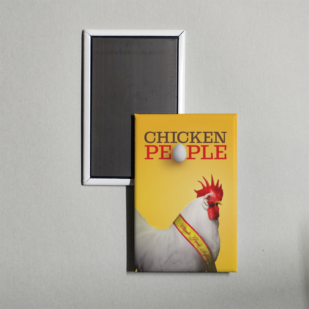 Chicken People Mini Movie Fridge Magnet