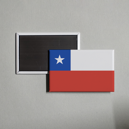 Chile Flag Fridge Magnet