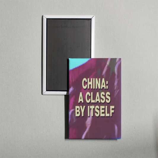 China A Class By Itself Mini Movie Fridge Magnet