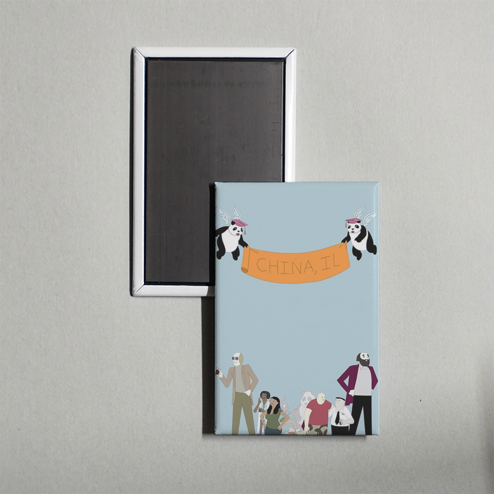 China, IL TV Show Fridge Magnet