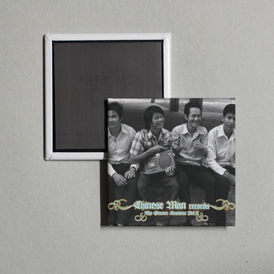 Chinese Man - The Groove Sessions, Vol. 2 Album Cover Fridge Magnet