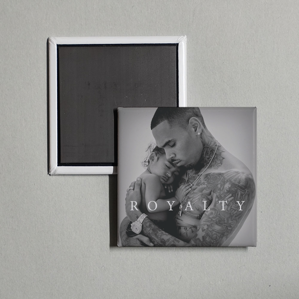 Chris Brown - Royalty (Deluxe Version) Album Cover Fridge Magnet