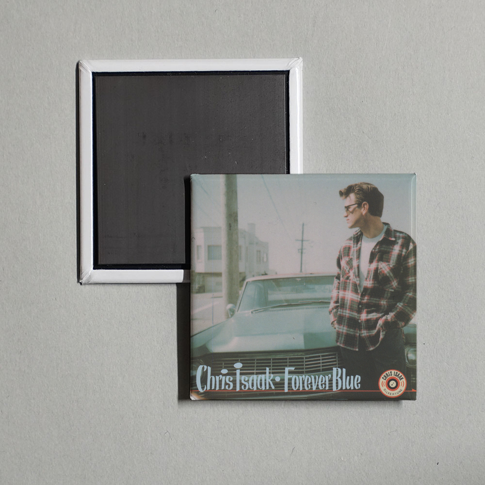 Chris Isaak - Forever Blue Album Cover Fridge Magnet