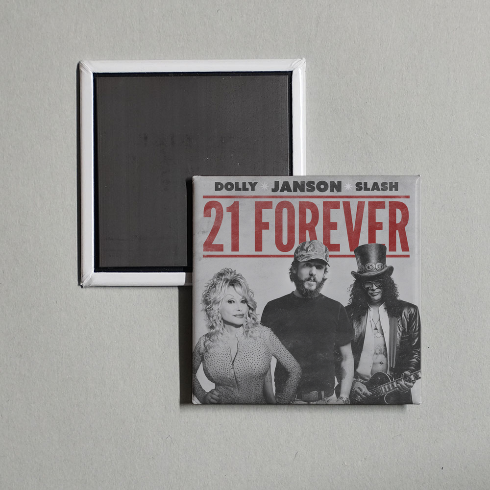 Chris Janson - 21 Forever Album Cover Fridge Magnet