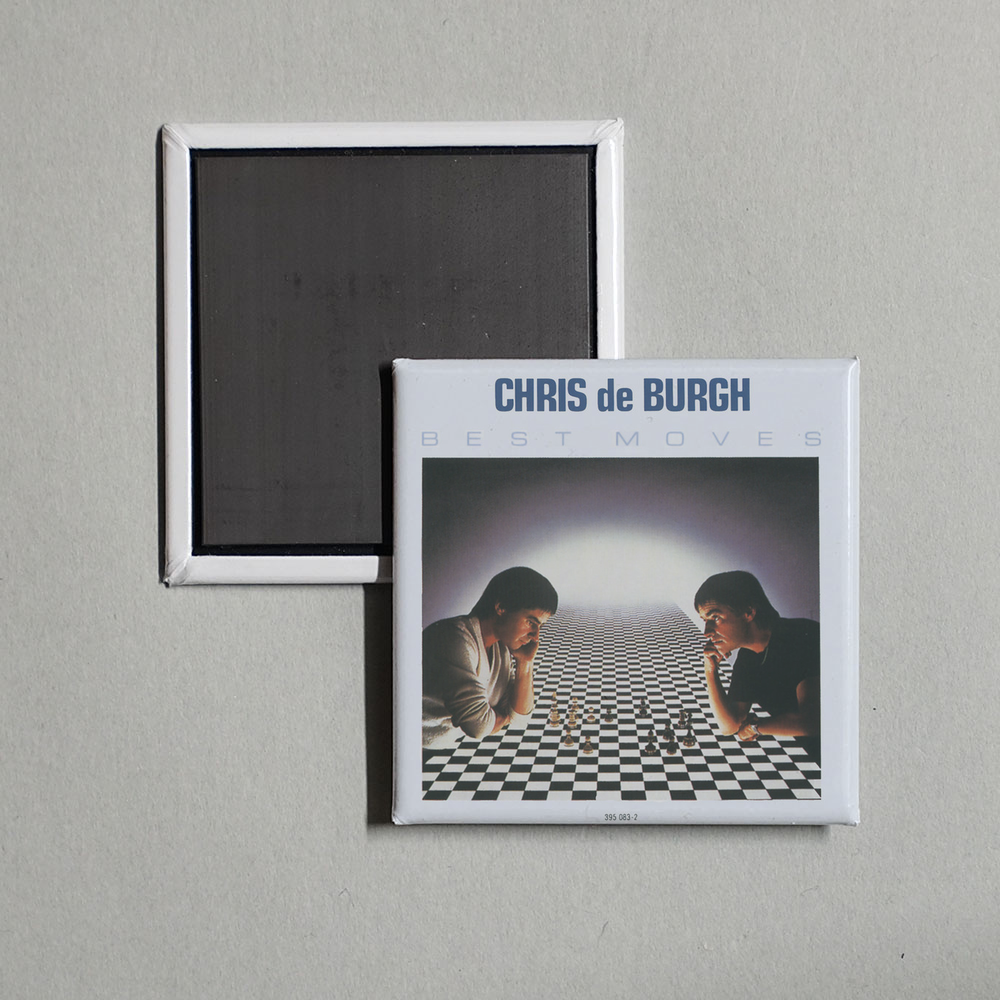 Chris de Burgh - Best Moves Album Cover Fridge Magnet