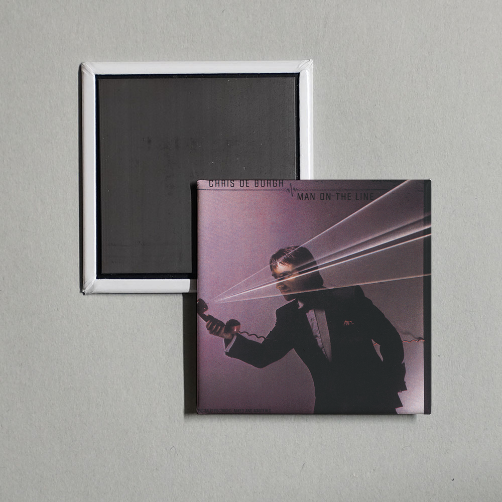 Chris de Burgh - Man On The Line Album Cover Fridge Magnet