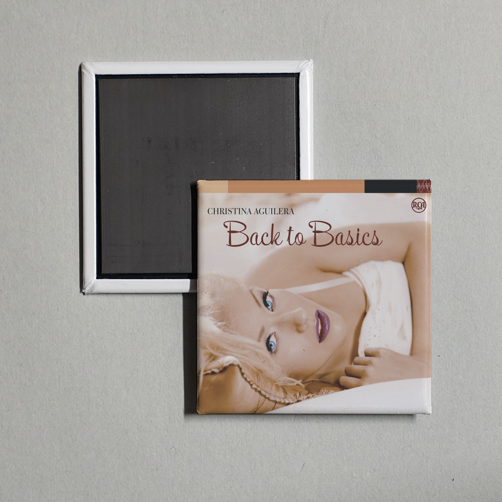 Christina Aguilera - Back To Basics Album Cover Fridge Magnet