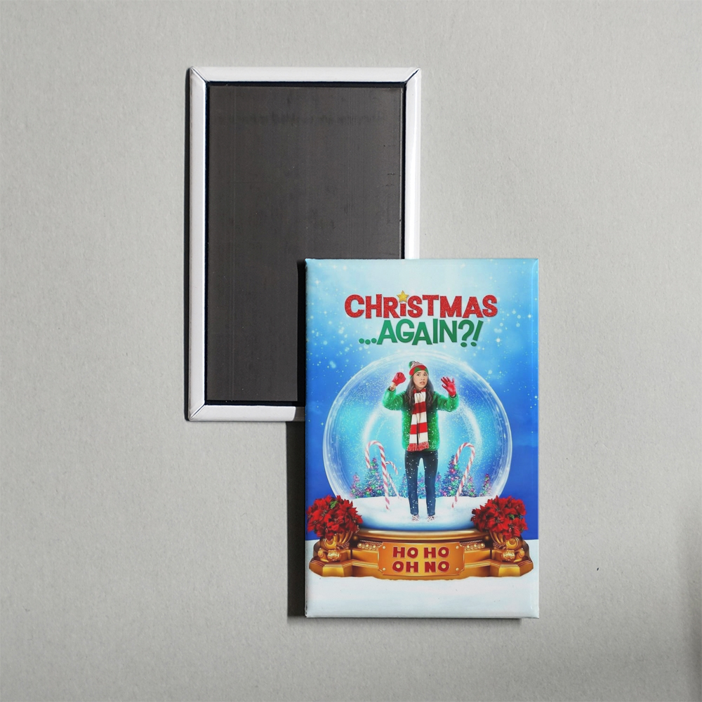 Christmas ...Again! Mini Movie Fridge Magnet
