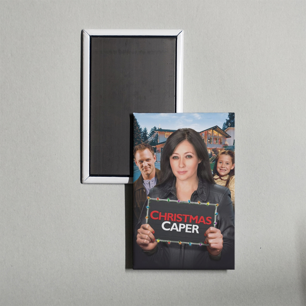 Christmas Caper Mini Movie Fridge Magnet
