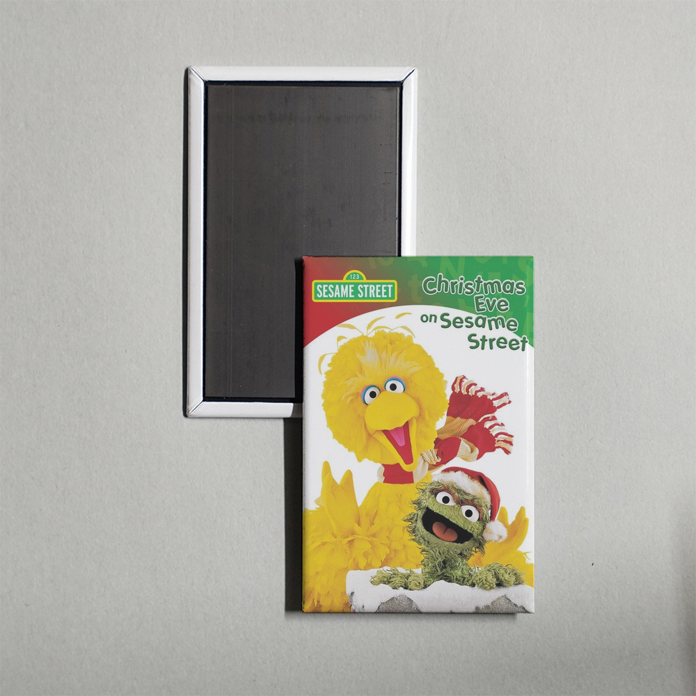 Christmas Eve on Sesame Street Mini Movie Fridge Magnet