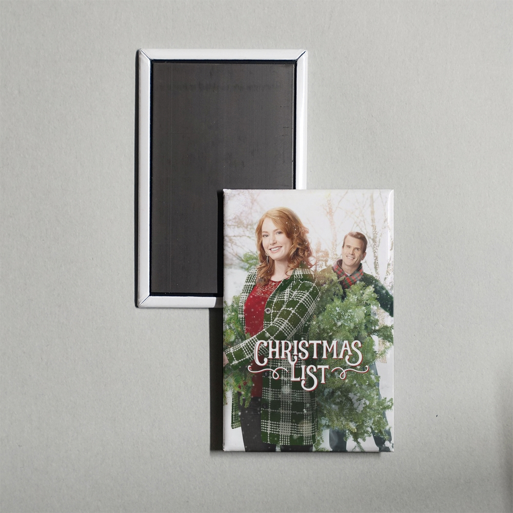 Christmas List Mini Movie Fridge Magnet