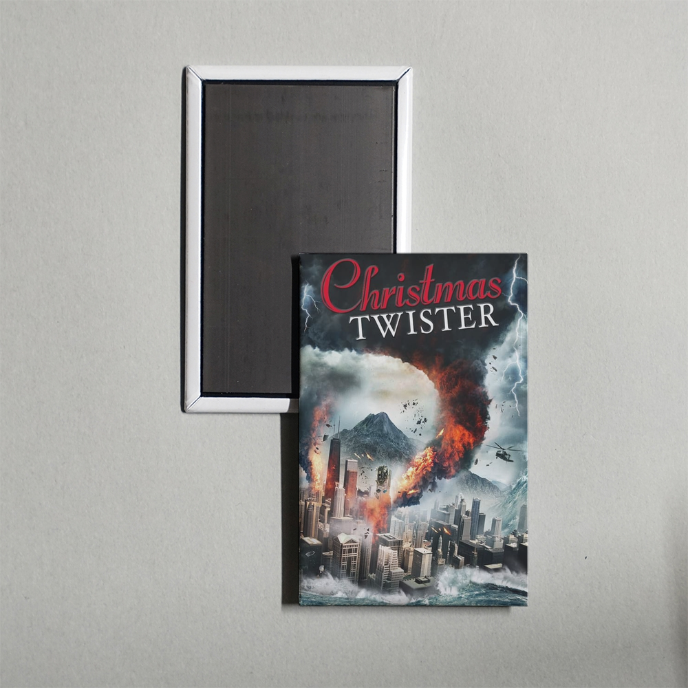 Christmas Twister Mini Movie Fridge Magnet