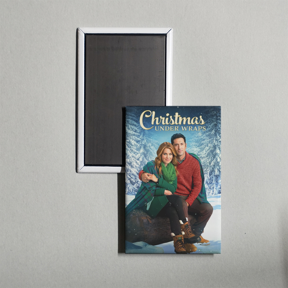Christmas Under Wraps Mini Movie Fridge Magnet