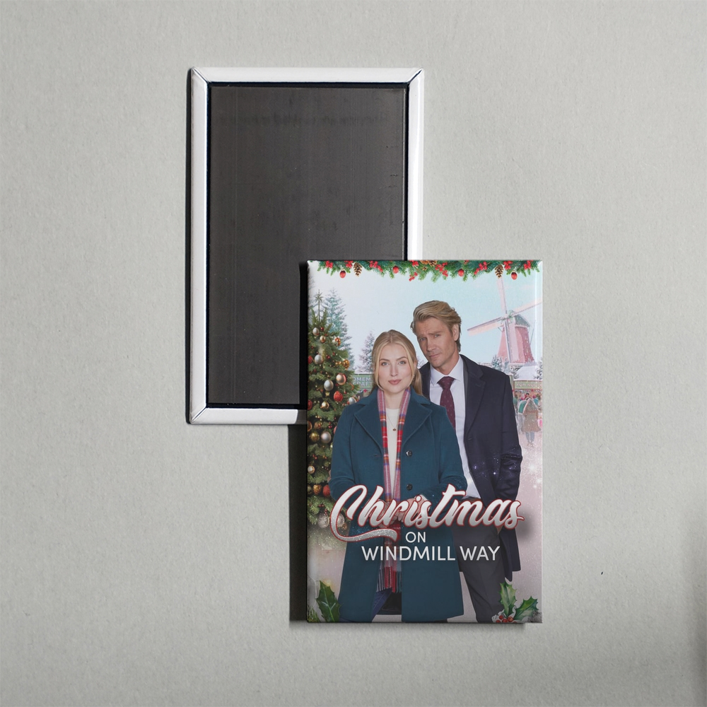 Christmas on Windmill Way Mini Movie Fridge Magnet