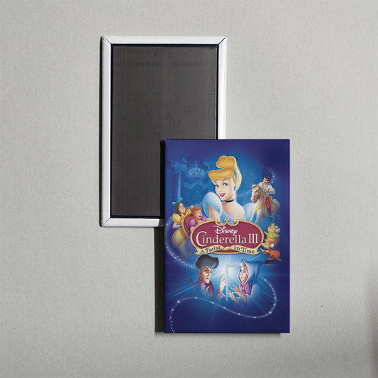Cinderella III A Twist in Time Mini Movie Fridge Magnet
