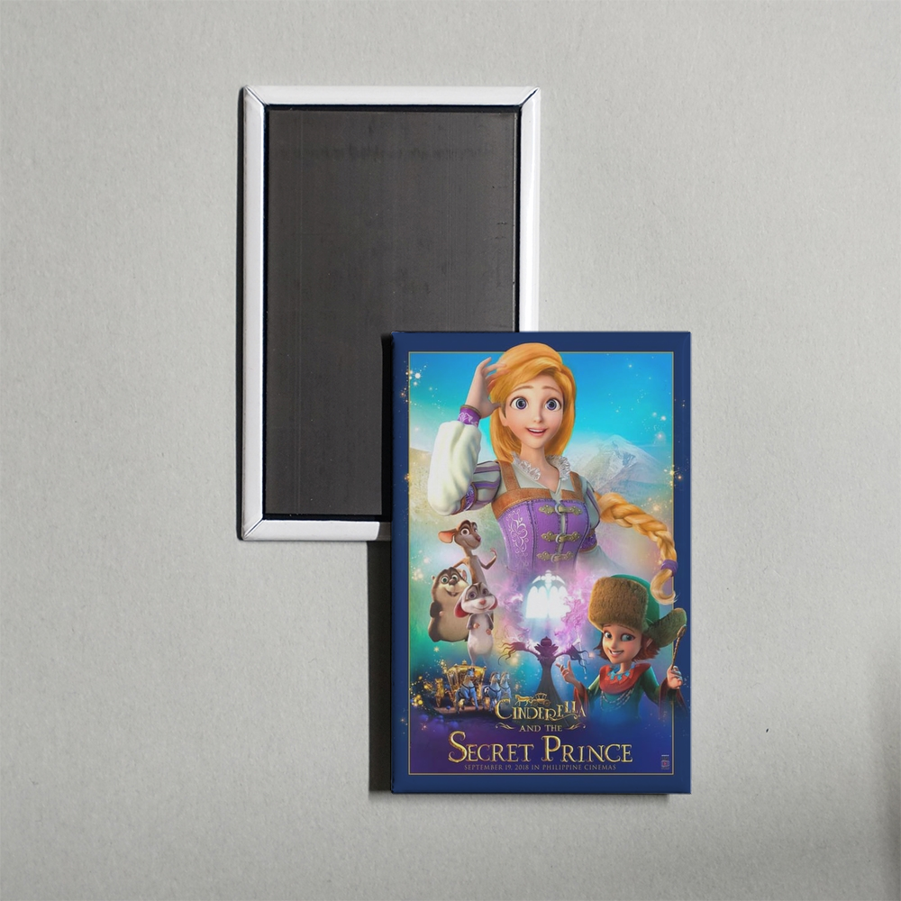 Cinderella and the Secret Prince Mini Movie Fridge Magnet