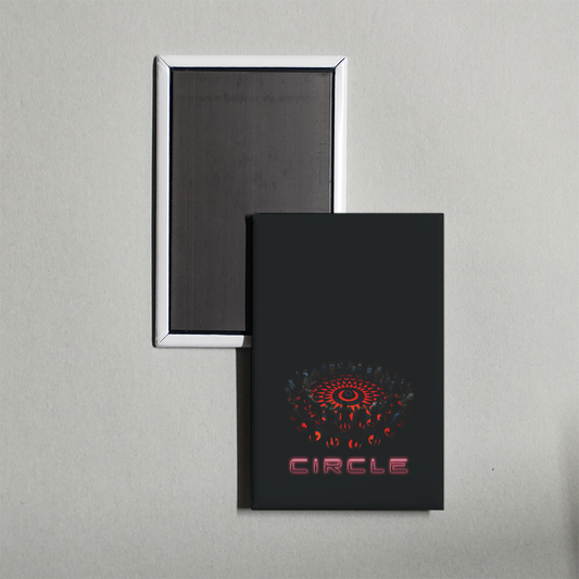 Circle Mini Movie Fridge Magnet